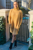 Carmel Turtleneck Sweater Dress